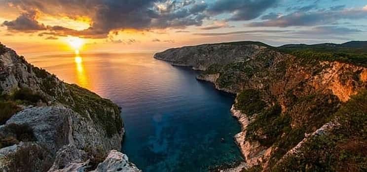 Photo 1 Zakynthos Sunset Tour with Greek night to Kampi