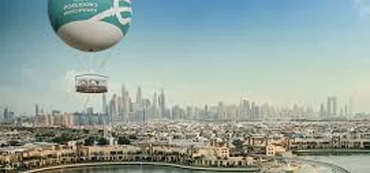Фото 1 Круиз на Доу по Дубай Марине с ужином & Полет на воздушном шаре в Дубае с частным трансфером
