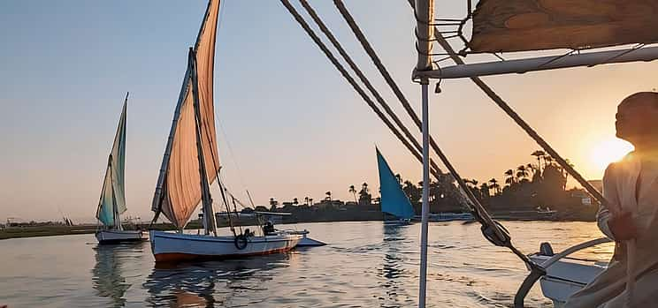 Photo 1 Luxor: Nile River Private Sunset Felucca Ride