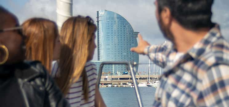 Photo 1 Barcelona Sightseeing Sailing with Professional and Multilingual Guide