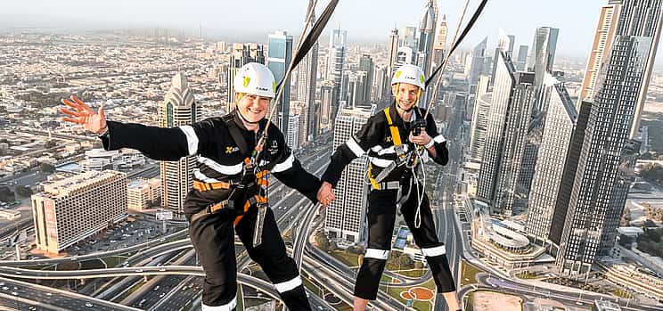 Photo 1 Dubai Sky Views Edge Walk, Dubai Mall Shopping, Burj Khalifa 124/125thА floor and Musical Fountain Show Visit with Private Transfers