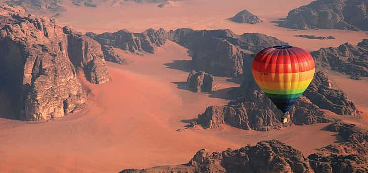 Photo 1 Hot Air Balloon over Wadi Rum Desert with 1 Night Accommodation in the Camp