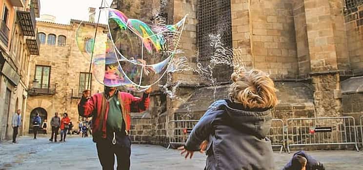 Photo 1 Family Private Tour: Churros, Hot Chocolate & Games in Barcelona