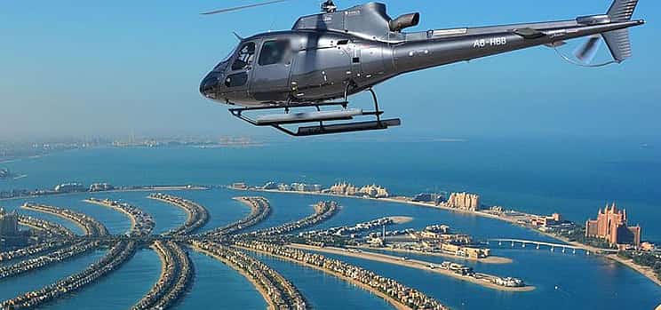Photo 1 Dubai Palm Helicopter Ride - 17 Mins Tour with Private Transfers