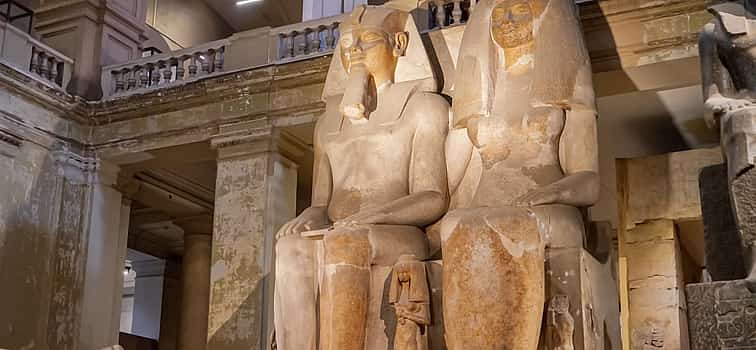 Foto 1 Excursión de día completo a las Grandes Pirámides, el Museo Egipcio y el Bazar Khan El-Khalili