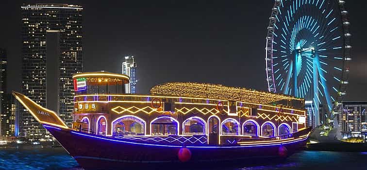Photo 1 Dubai Marina Dhow Cruise with Dinner and Round Trip Transfers