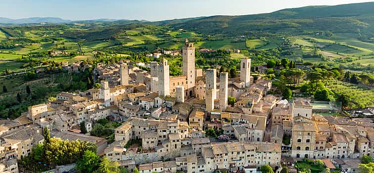 Foto 1 San Gimignano, Chianti und Montalcino von Siena aus